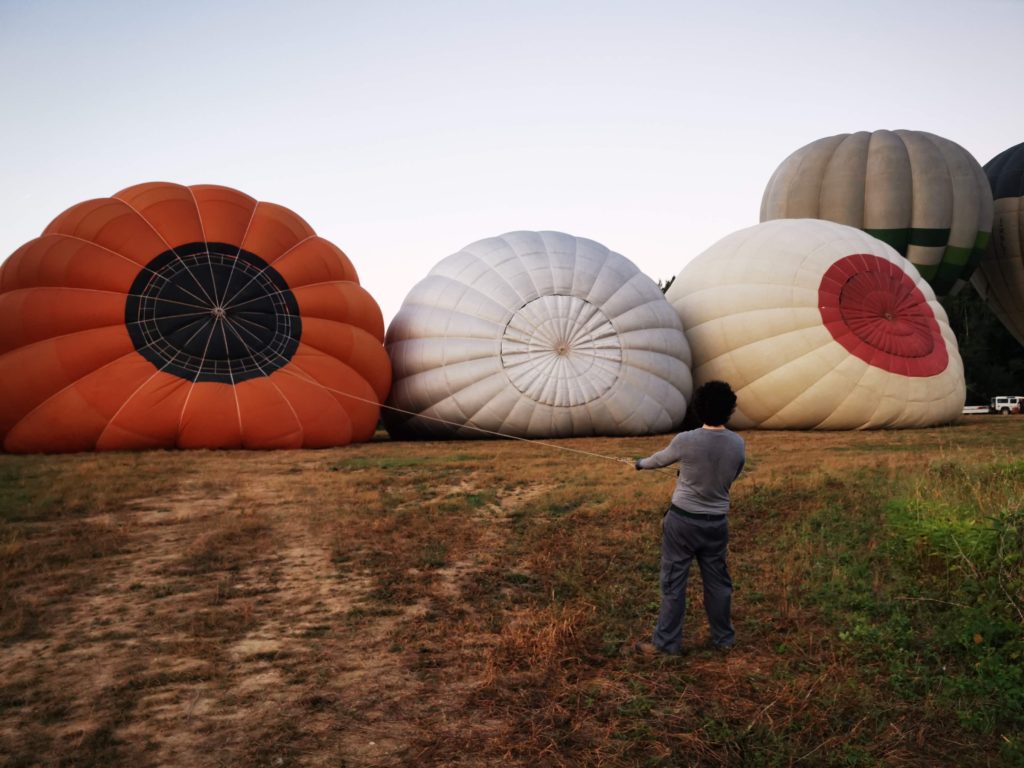 Photo to illustrate a ballooning morning starting
